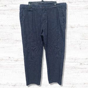 Tommy Hilfiger Men’s Navy Blue Chino Flat Front Pants Size 38x30